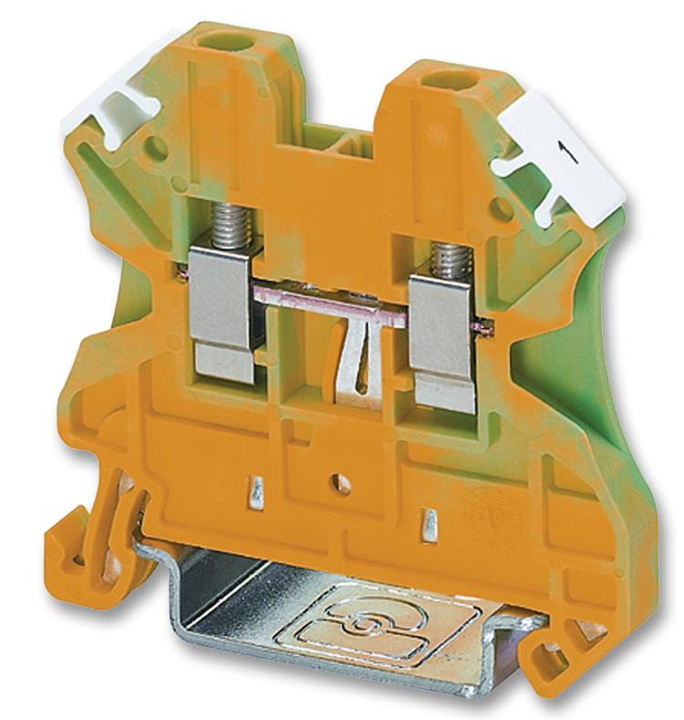 3044157 TERMINAL BLOCK, DIN RAIL, 2POS, 12AWG PHOENIX CONTACT