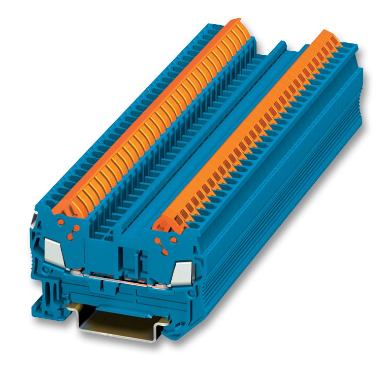 3206429 TERMINAL BLOCK, DIN RAIL, 2POS PHOENIX CONTACT