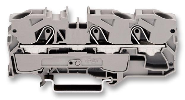 2010-1301 TERMINAL BLOCK, DIN RAIL, 3POS WAGO