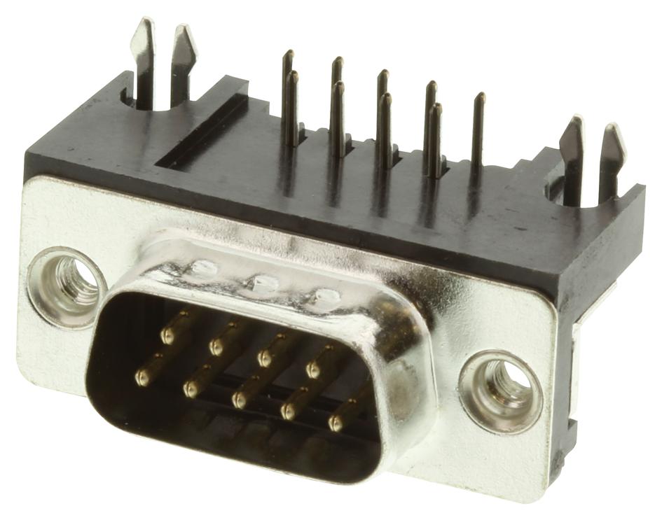 2301843-1 D-SUB CONN, PLUG, 9POS, THROUGH HOLE TE CONNECTIVITY