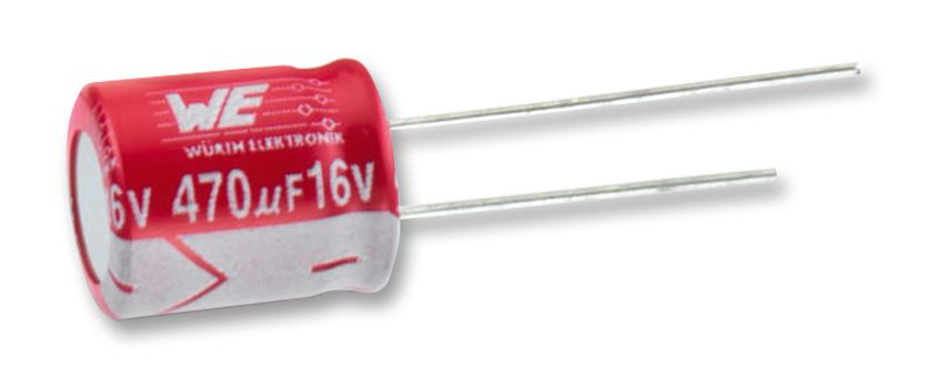 WURTH ELEKTRONIK Aluminium Electrolytic Capacitors - Polymer 870025574005 CAP, 100µF, 25V, 20% WURTH ELEKTRONIK 2466536 870025574005