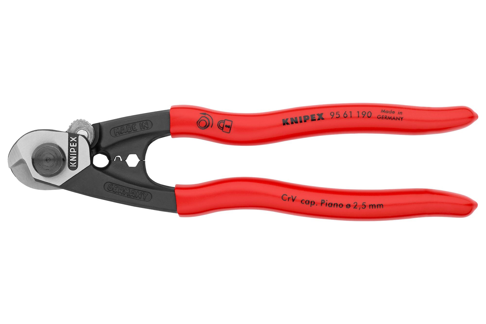 95 61 190 CUTTER, WIRE ROPE KNIPEX