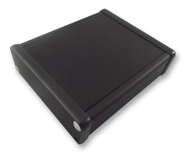 1455L1201BK BOX, BLACK, ALUMINIUM END PLATE HAMMOND