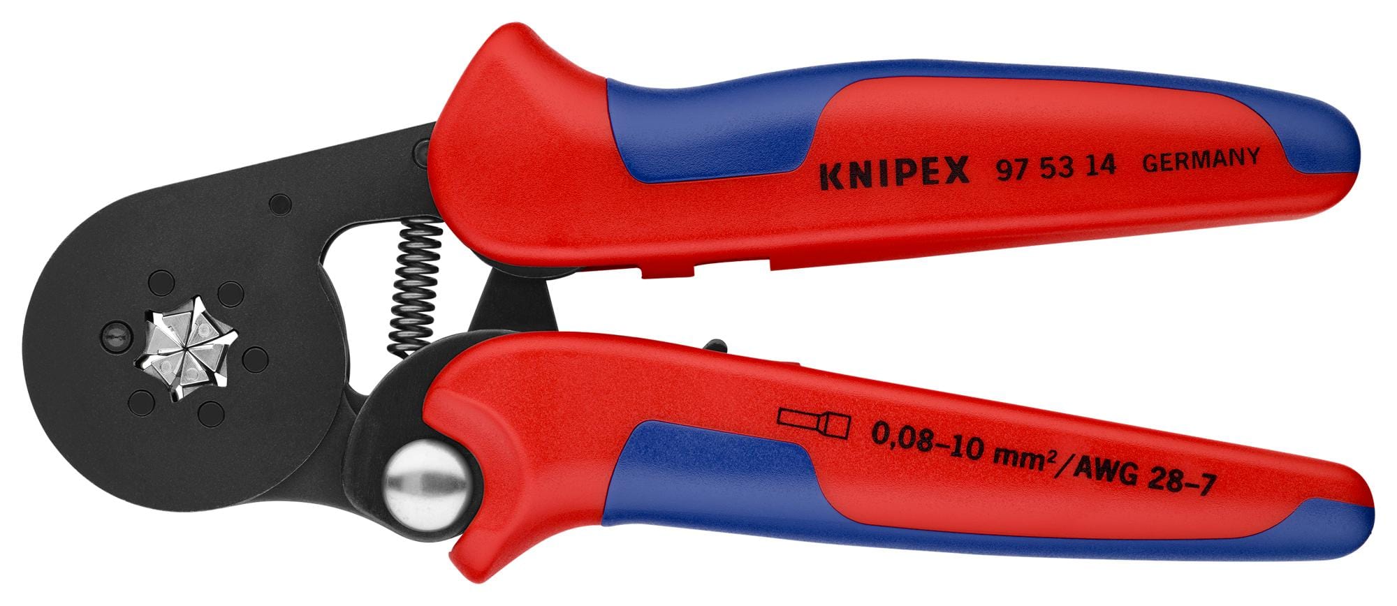 KNIPEX Crimp Tools 97 53 14 CRIMP TOOL, FOR CABLE FERRULES KNIPEX 4135520 97 53 14