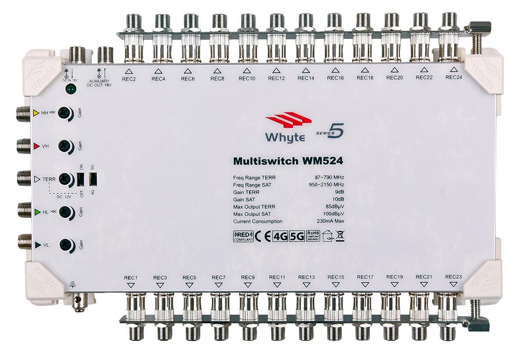10004 MULTISWITCH, 5-WIRE, 24 WAY WHYTE