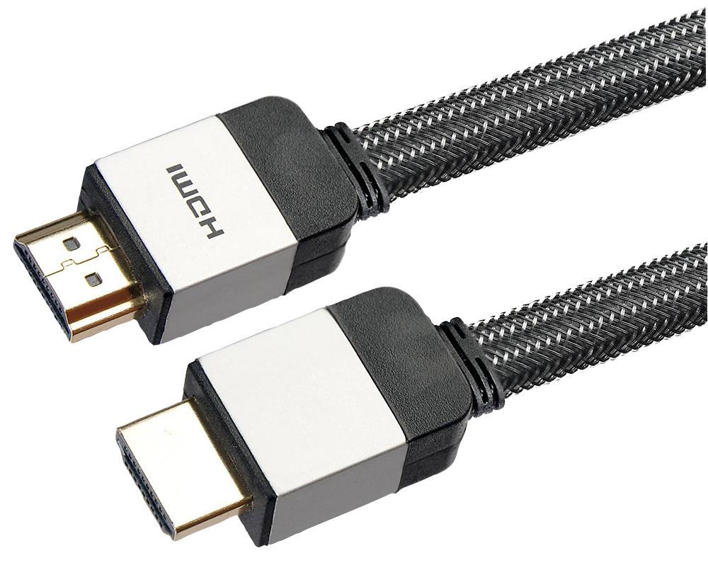 HHF-1.5B 4K HDMI LEAD FLAT BRAIDED 1.5M AV STAR