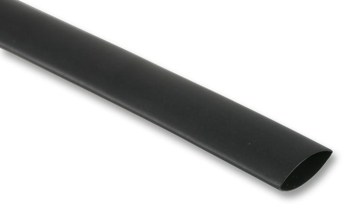 HS120-25 SHRINK TUBE, PO, BLACK, 10M, 3:1, 15.5MM MULTICOMP PRO