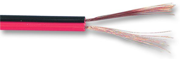 CB0045 RED/BLACK 100M CABLE, 2CORE, 0.88MM2, RED/BLK, 100M MULTICOMP PRO