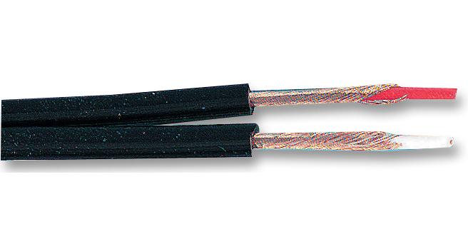 JY-8022 CABLE, TWIN, SCRNED, 20/0.12MM, BLK,100M PRO POWER
