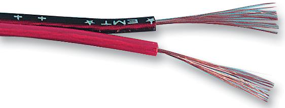 JY-1280-RB CABLE, FIG 8, 80/0.12MM, RED/BLK,100M PRO POWER