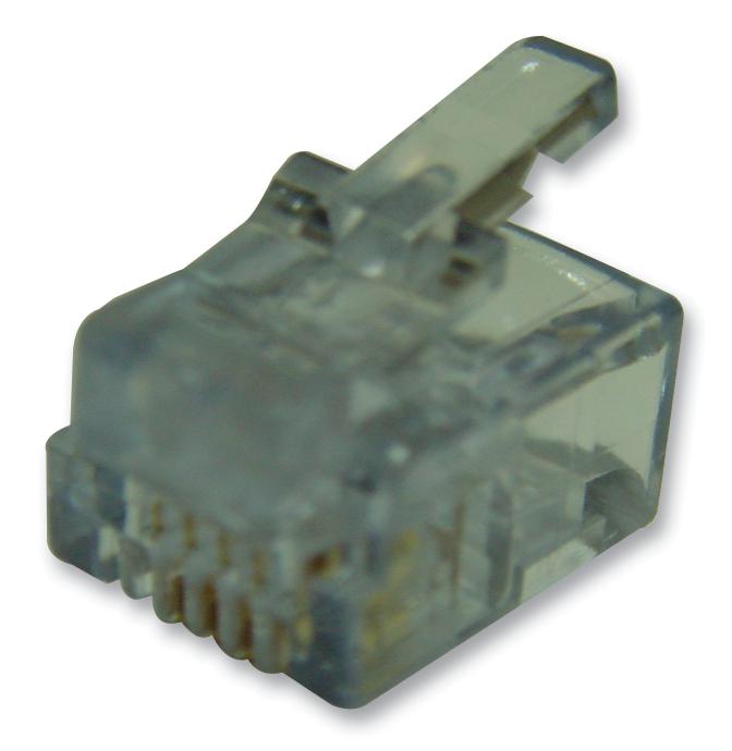 101-040610-24 RJ11 CONN, PLUG, 6P4C, 1PORT, CAT5 SENTINEL