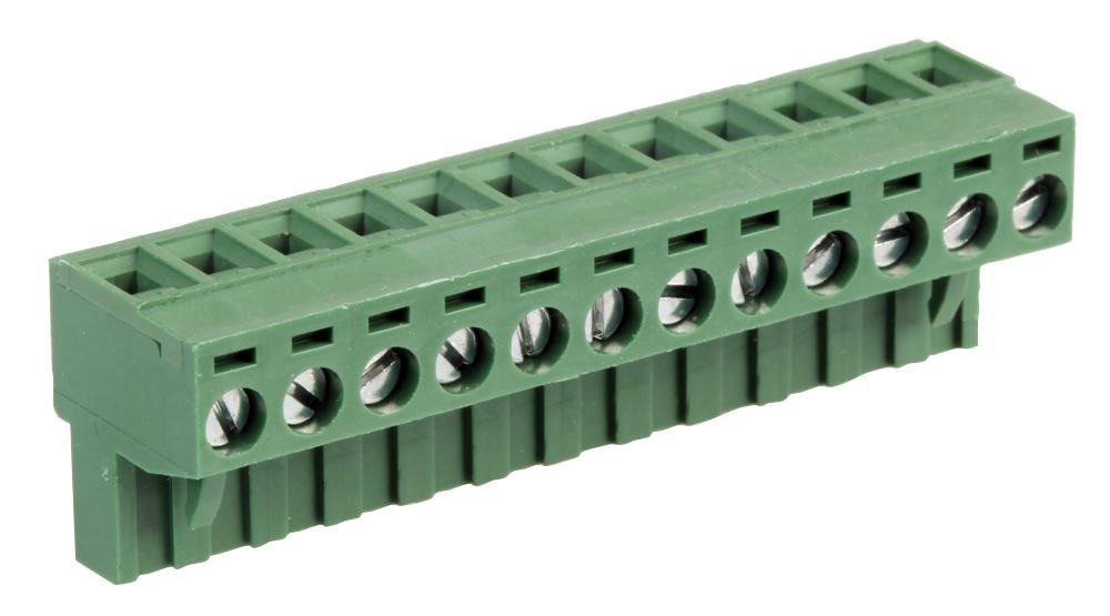 MC000143 TERMINAL BLOCK, PLUGGABLE, 12POS, 12AWG MULTICOMP PRO