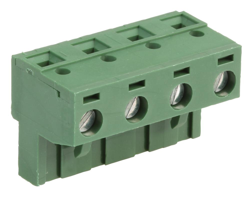 MC000218 TERMINAL BLOCK, PLUGGABLE, 4POS, 14AWG MULTICOMP PRO