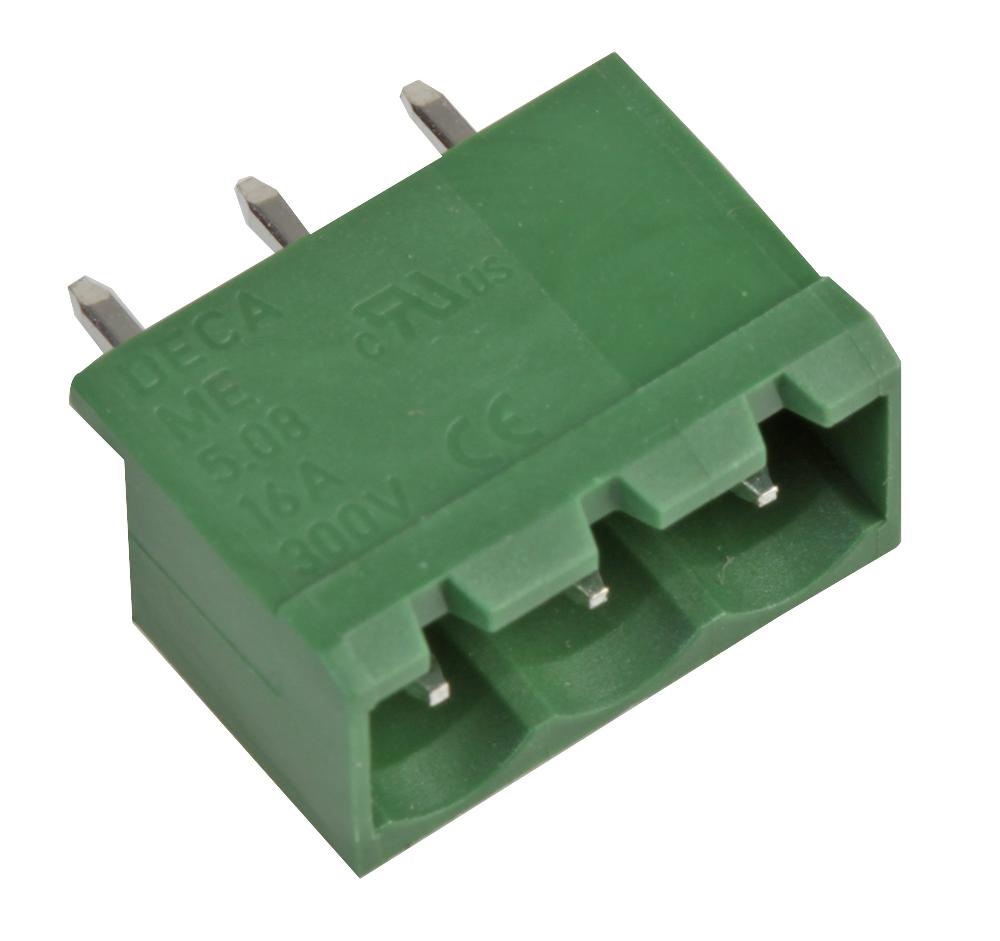 MC000201 TERMINAL BLOCK, HEADER, 3POS, TH MULTICOMP PRO