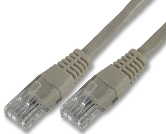 PS11142 PATCH CORD, RJ45 PLUG, CAT6, 2M, GREY PRO SIGNAL