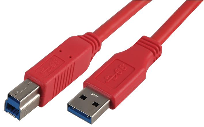 PSG91168 LEAD, USB3.0 A MALE-B MALE 2M RED PRO SIGNAL