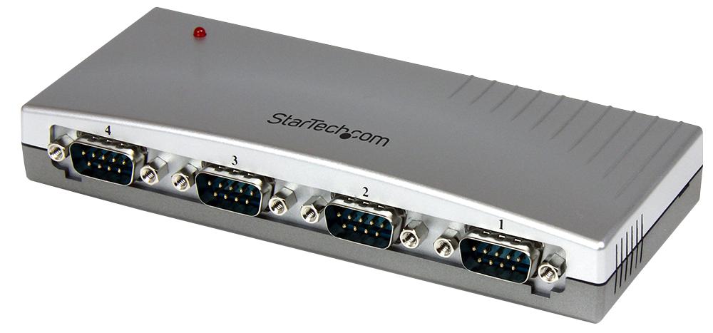 ICUSB2324 ADAPTER, 4 PORT USB-RS232 9 WAY SERIAL STARTECH