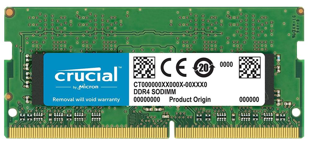 CT8G4SFS824A MEMORY,8GB,DDR4 SODIMM PC4-19200 2400MHZ CRUCIAL MEMORY