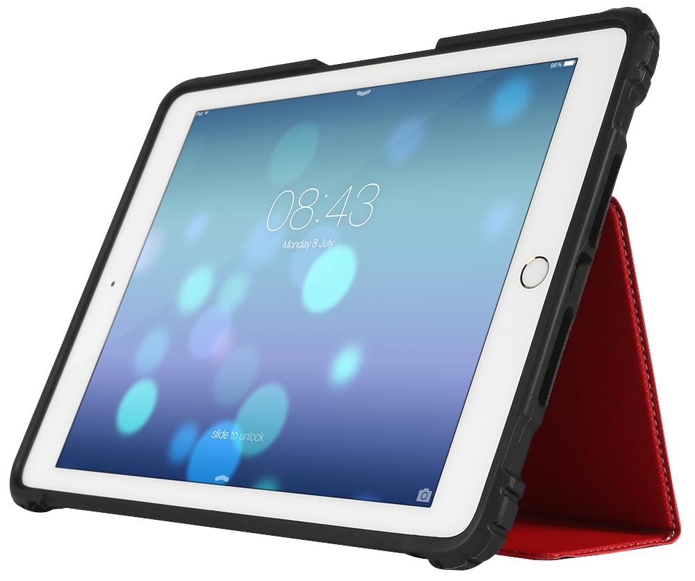 AP-EF-IP5-9-RED EXTREME FOLIO CASE FOR IPAD 5, RED MAXCASES