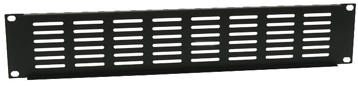 R12792UK 19" VENTED RACK PANEL, 2U PENN ELCOM