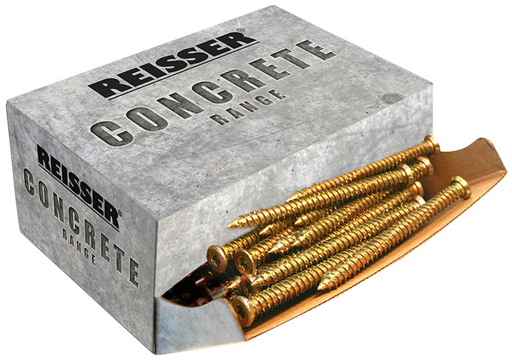 REI92CF CONCRETE FRAME SCREWS 7.5 X 92MM (PK100) REISSER