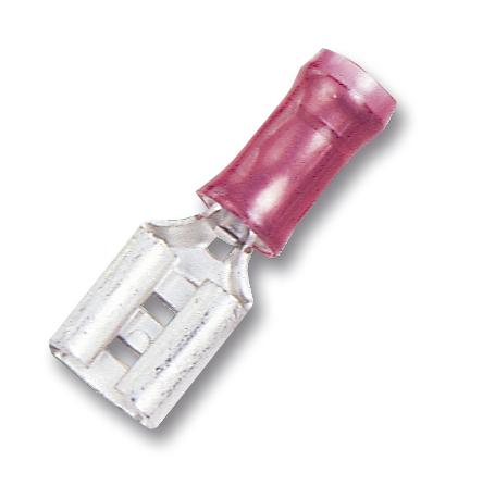 9-0160481-1 CRIMP TERMINAL, FEMALE, 4.8MM, RED AMP - TE CONNECTIVITY