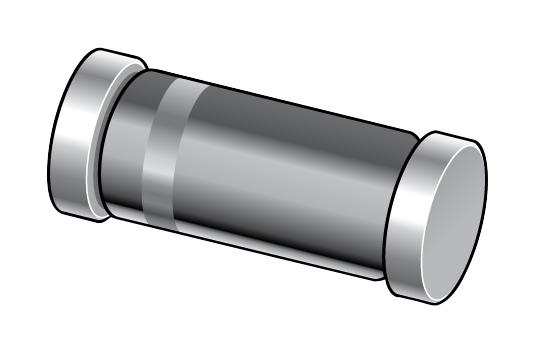 BZV55-B4V3,115 ZENER DIODE, 4.3V, 0.4W, SOD-80C NEXPERIA