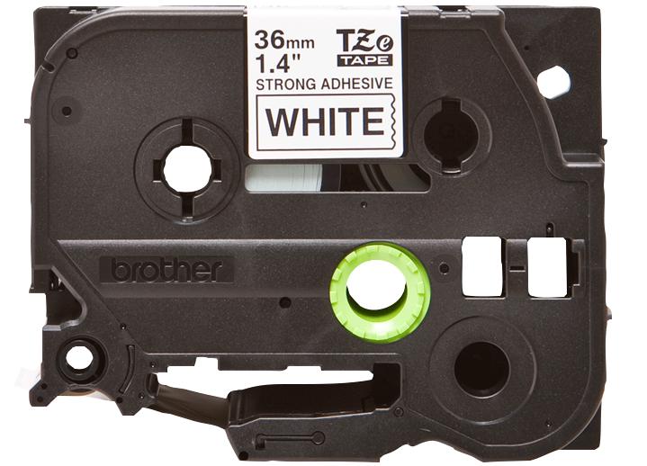 TZES261 TAPE, 36MM BLK/WHT SELF-ADHESIVE BROTHER