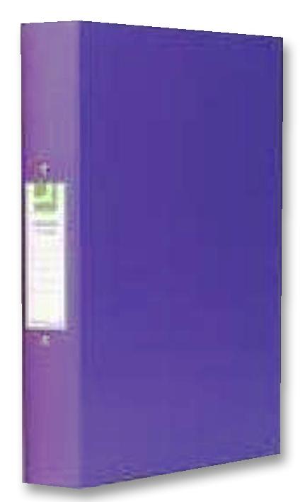 KF01474 X1 RING BINDER A4 PURPLE Q CONNECT