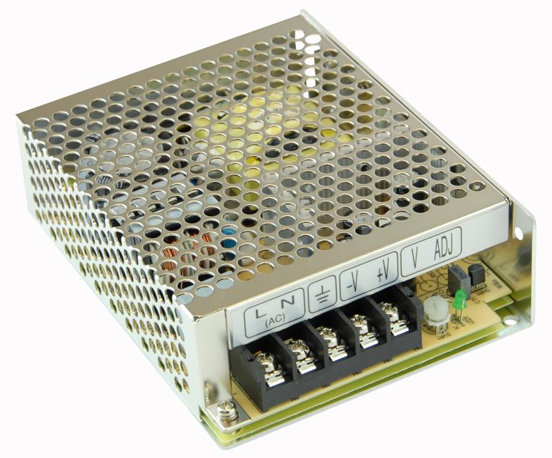 RS-75-12 PSU, ENCLOSED 12V 75W MEAN WELL