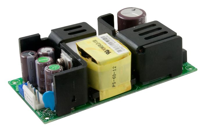 PS-60-24 POWER SUPPLY, OPEN FRAME, 24V, 60W STONTRONICS