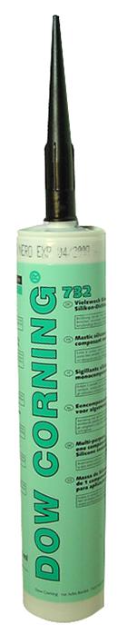 732 BLACK 310ML RTV SILICONE, 732, BLACK, 310ML DOW