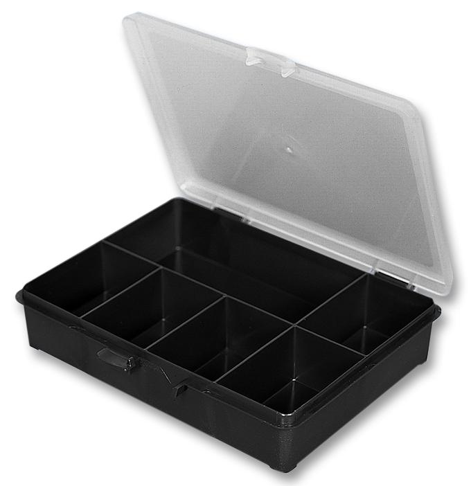 108041 BOX 6, WITH 6 COMPARTMENTS OPAQUE RAACO