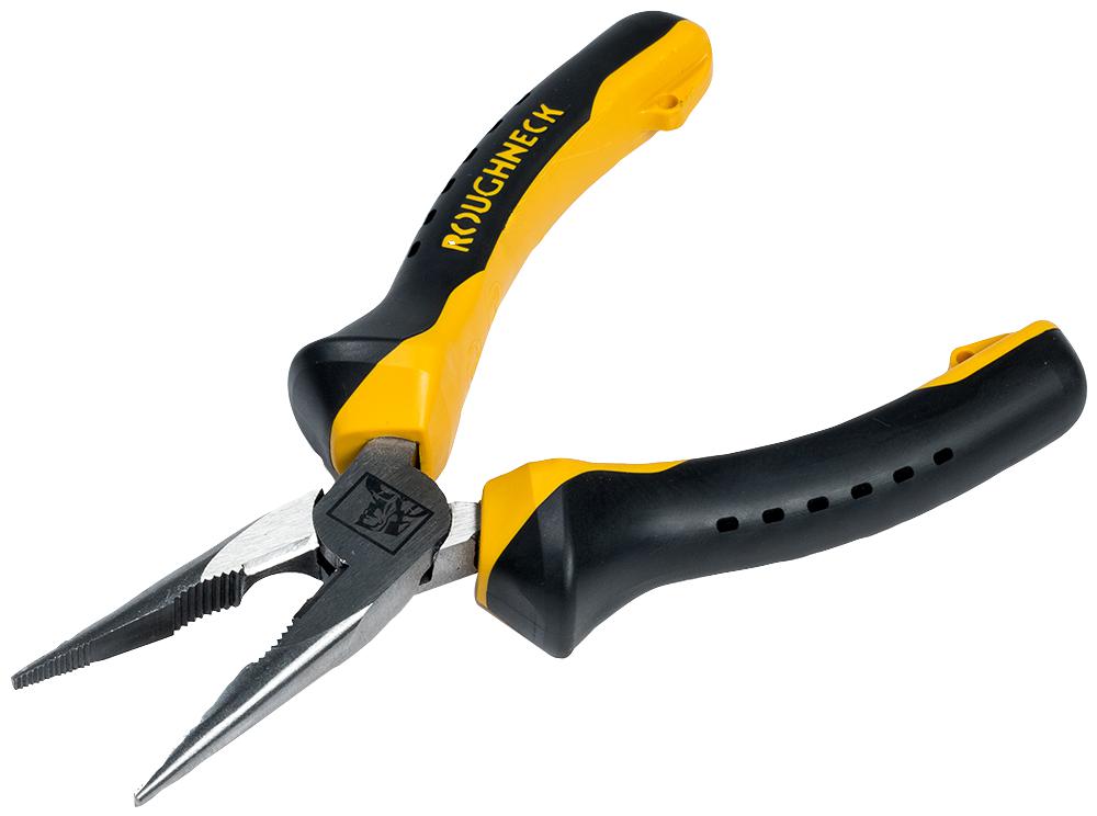 10-130 LONG NOSE PLIER 160MM (6.5 IN) ROUGHNECK