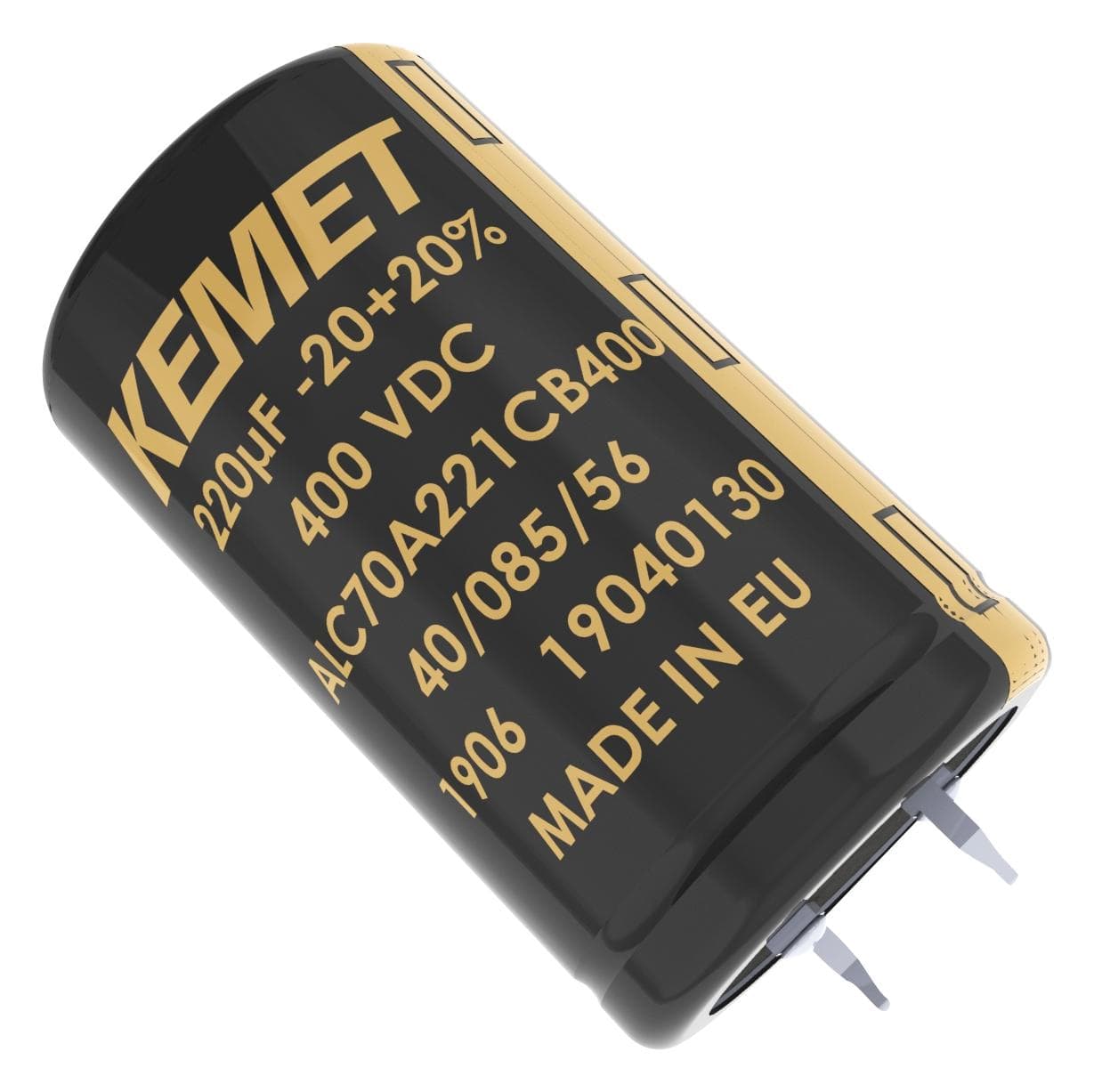 KEMET Aluminium Electrolytic Capacitors - Snap In / ALC70F102EH450 CAP, 1000UF, 450V, ALU ELEC, QC/SNAP-IN KEMET 2950604 ALC70F102EH450