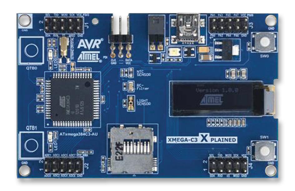 ATXMEGAC3-XPLD XMEGA-C3 XPLAINED, OLED DISPLAY, DEV KIT MICROCHIP