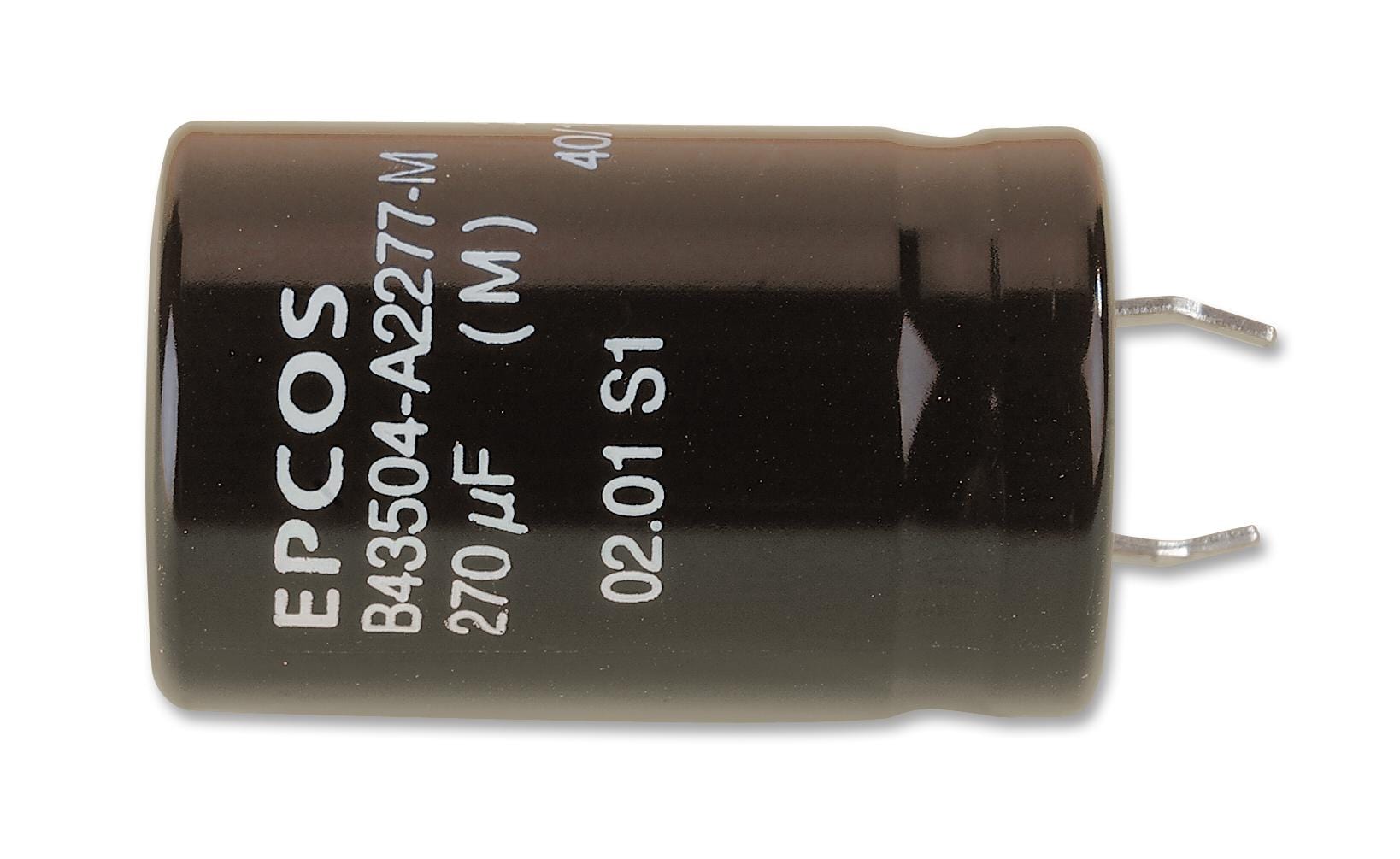 EPCOS Aluminium Electrolytic Capacitors - Snap In / B43504A9107M000 CAP, 100µF, 400V, ALU ELEC, SNAP IN EPCOS 1219077 B43504A9107M000