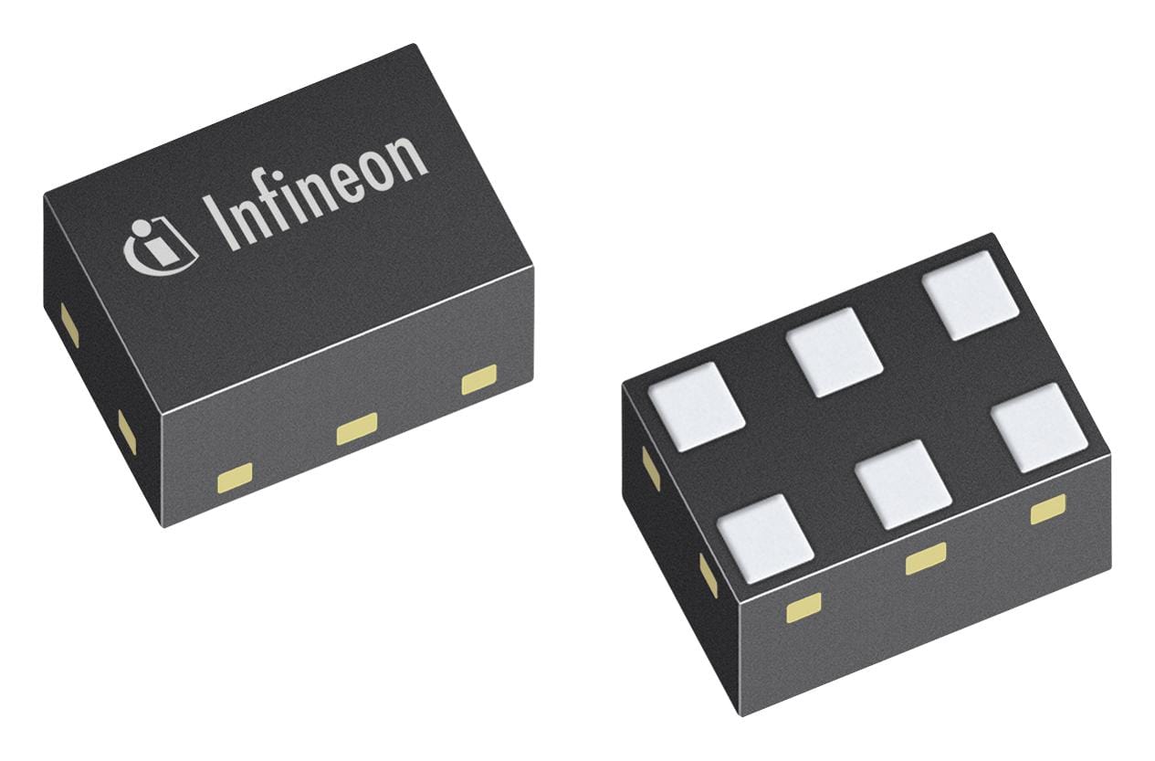 INFINEON RF Amplifiers BGA5H1BN6E6327XTSA1 LOW NOISE AMP, 18.1DB, 2.69GHZ, TSNP-6 INFINEON 2888778 BGA5H1BN6E6327XTSA1