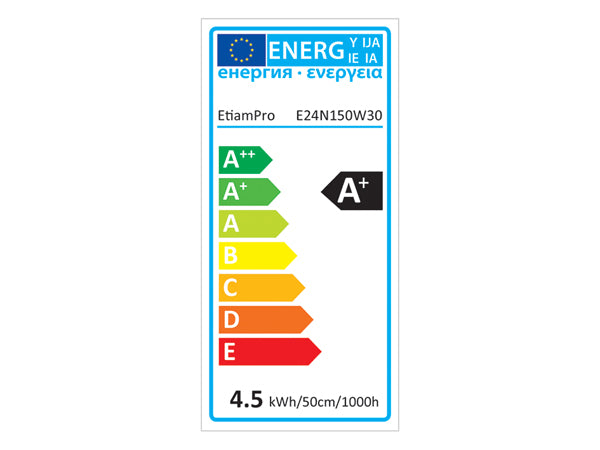 E24N150W30 FLEXIBELE LEDSTRIP - WIT 3000K - 120 LEDs/m - 5 m - 24 V - IP20 - CRI90