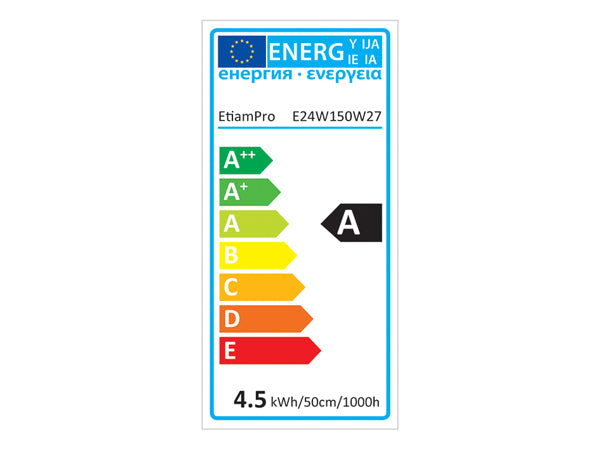 E24W150W27 FLEXIBELE LEDSTRIP - WIT 2700K - 120 LEDs/m - 5 m - 24 V - IP68 - CRI90