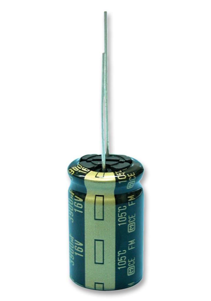 PANASONIC Aluminium Electrolytic Capacitors - Leaded EEUFM1C392 CAP, 3900µF, 16V, 20% PANASONIC 2326330 EEUFM1C392