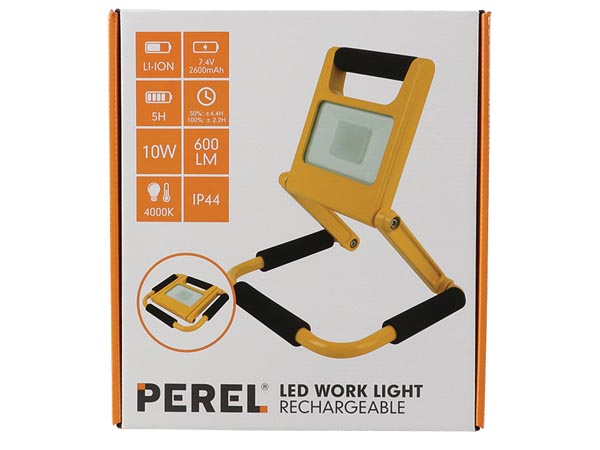 EWL421NW-R HERLAADBARE LED-WERKLAMP - SLANK DESIGN - 10 W - 4000 K