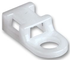 TA1S8-C - Cable Tie Mount, 4 Way Anchor, Screw, 4.3 mm, Natural, Nylon (Polyamide), 5.1 mm, 19 mm - PANDUIT