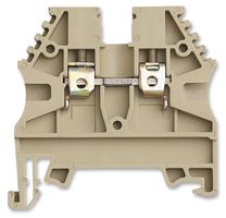 ER4BLUE - DIN Rail Mount Terminal Block, 2 Ways, 26 AWG, 12 AWG, 6 mm², Screw, 20 A - IMO PRECISION CONTROLS