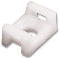 TM3S8-C - Cable Tie Mount, Low Profile, Screw, 4.572 mm, Natural, Nylon 6.6 (Polyamide 6.6), 21.9 mm, 15.5 mm - PANDUIT