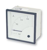 D72V10DC - Analogue Panel Meter, Flame Retardant, Calibrated At 23°C, DC Voltage, 0V DC to 10V DC, 68 mm - HOBUT