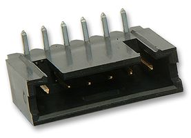 5-103361-4 - Pin Header, Right Angle, Wire-to-Board, 2.54 mm, 1 Rows, 6 Contacts, Through Hole Right Angle - TE CONNECTIVITY