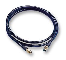 1337808-1 - RF / Coaxial Cable Assembly, SMA Plug to SMA Plug, RG316, 50 ohm, 9.84 ", 250 mm, Black - GREENPAR - TE CONNECTIVITY