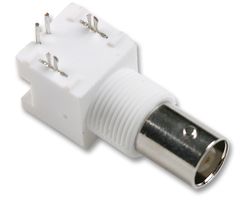 B6252H5-NPP3G-50 - RF / Coaxial Connector, BNC Coaxial, Right Angle Jack, Through Hole Right Angle, 50 ohm - AMPHENOL RF