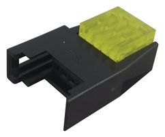 1746741-4 - Rectangular Power Connector, Yellow, 4 Contacts, RITS, Cable Mount, IDC / IDT, 2 mm, Receptacle - TE CONNECTIVITY